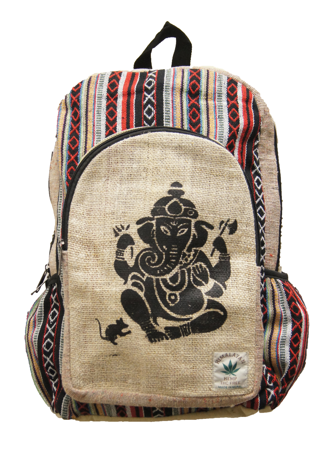 Hemp Cotton Ganesha Backpack Wholesale (KSE87)